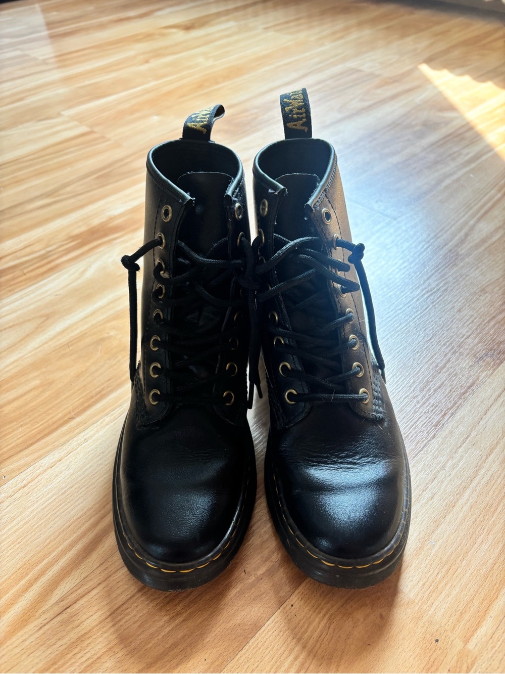 Dr. Martens Black Combat Boots